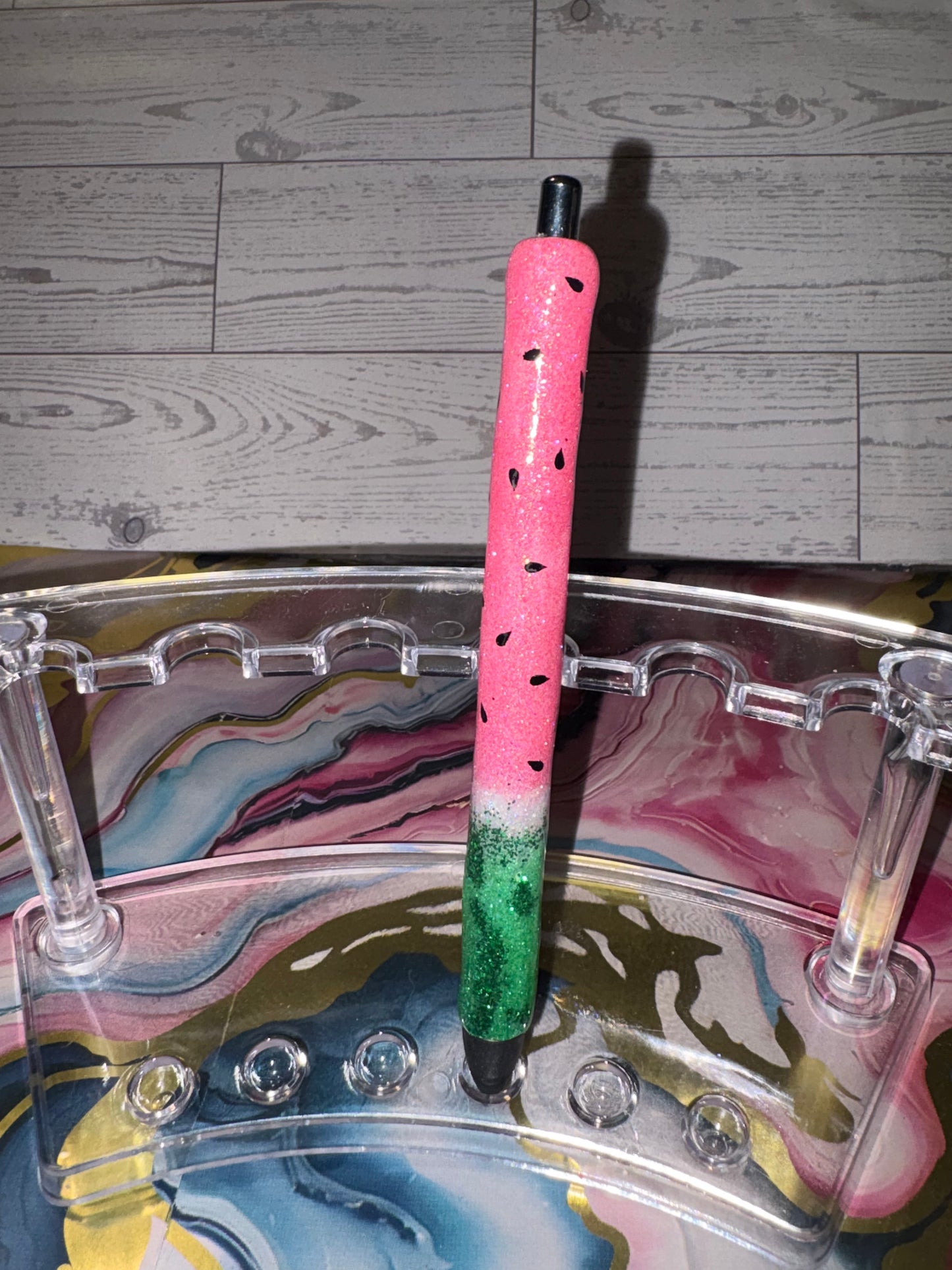 š Watermelon Glitter Ink Pen š