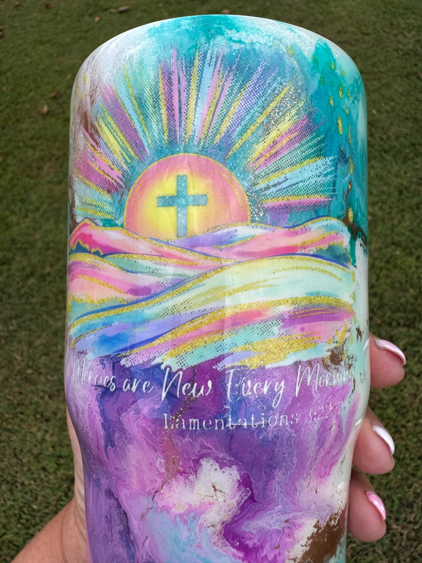 NEW EVERY MORNING – 30 OZ CURVED TUMBLER