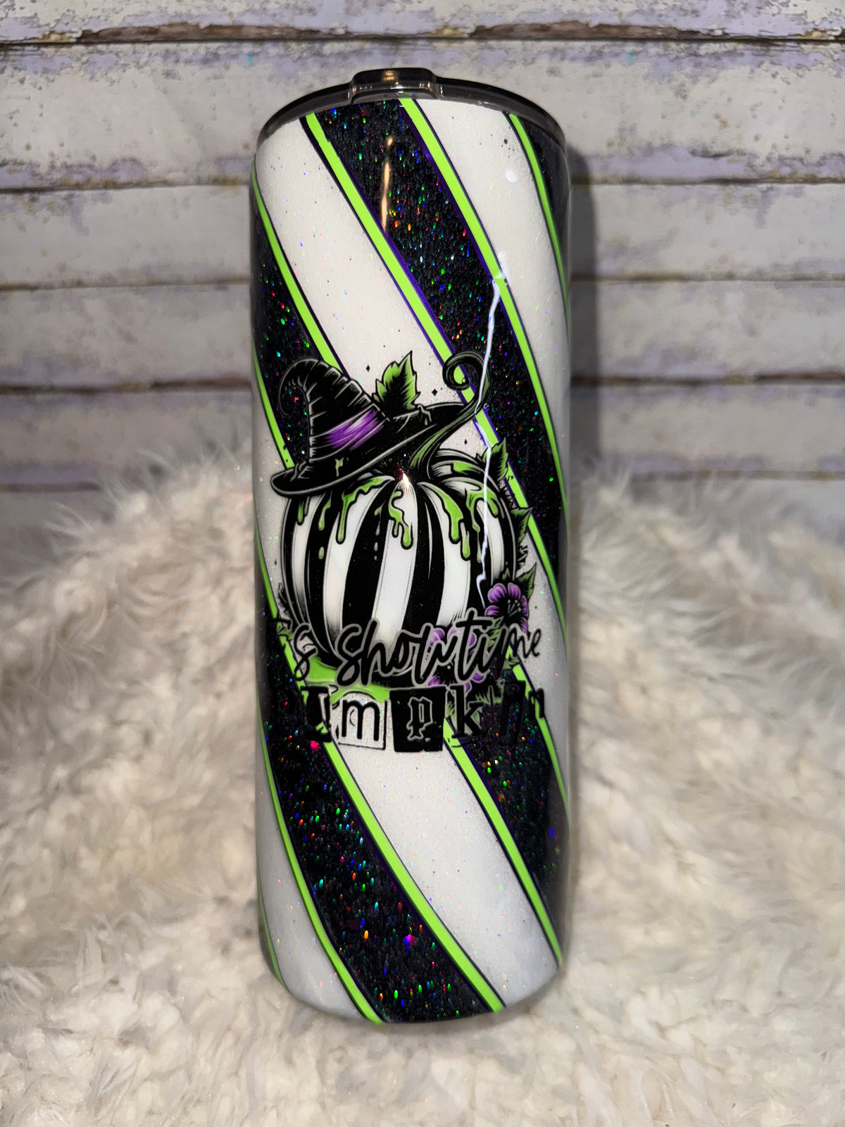 SHORT ’N’ SPOOKY – 30 OZ THICK GLOW-IN-THE-DARK TUMBLER