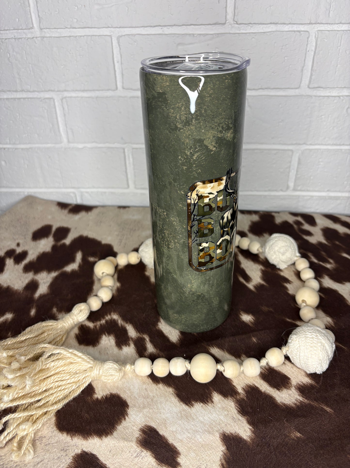 🦌 30 oz Rugged Men’s Tumbler – Built for the Outdoors 🦌