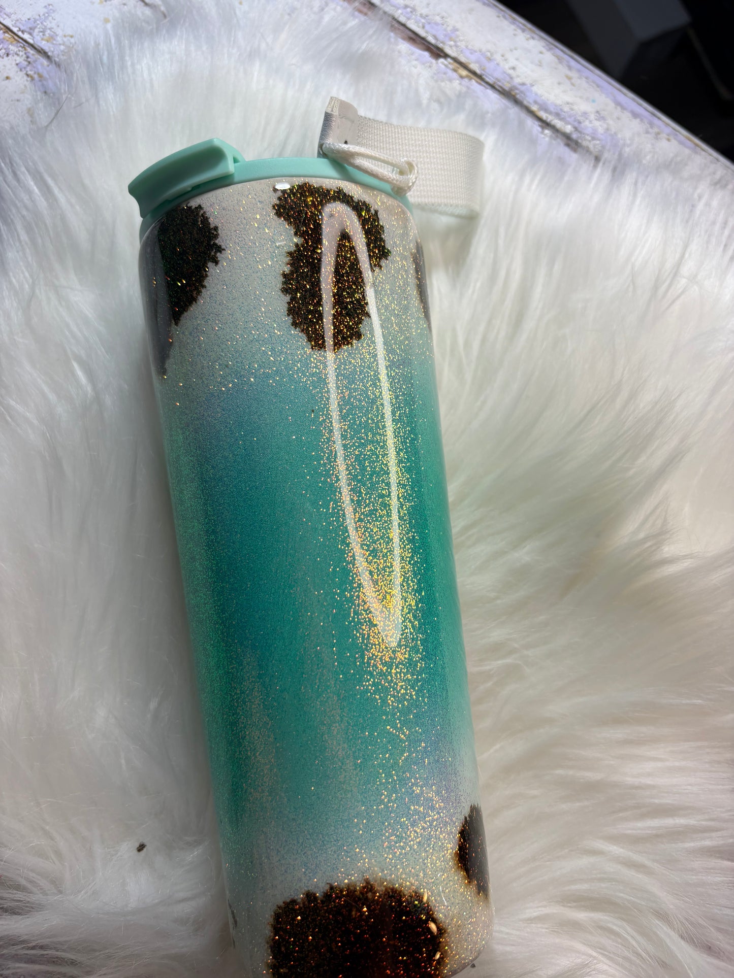 Kindness Is Magic – 18 oz Western Glitter Coffee Cup
