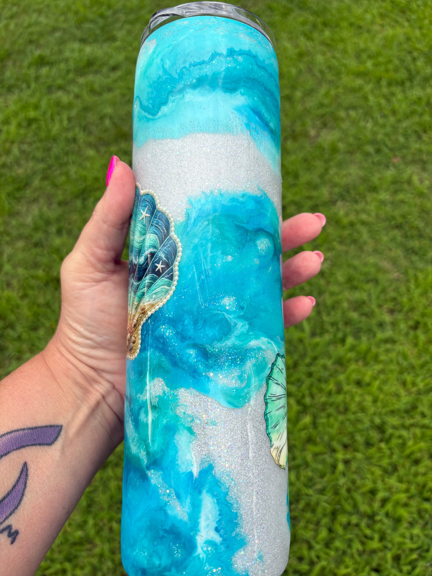 🌊 Coastal Dreams 35 oz Skinny Straight Tumbler 🌊