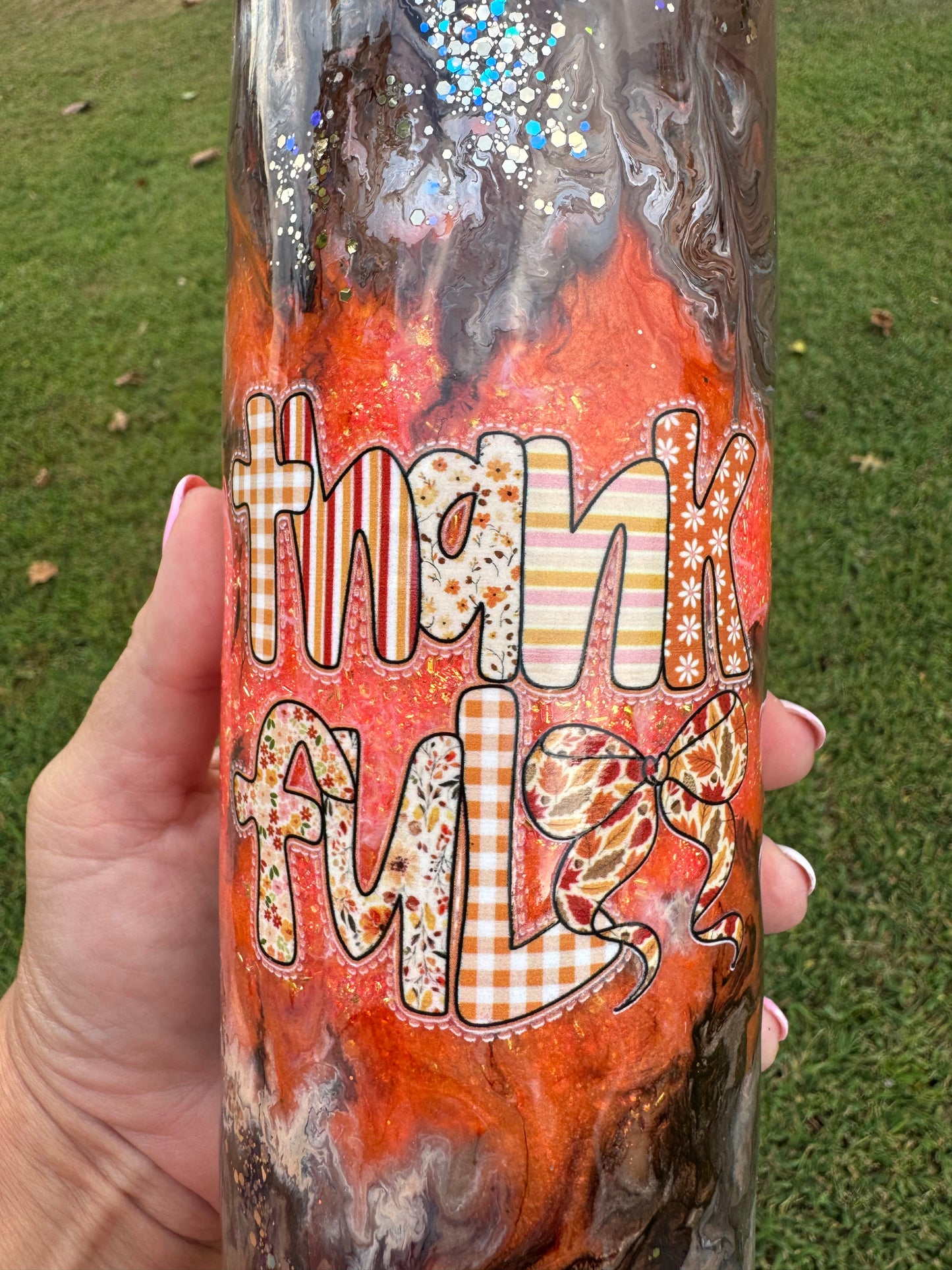 THANKFUL SEASON – 30 OZ STRAIGHT TUMBLER