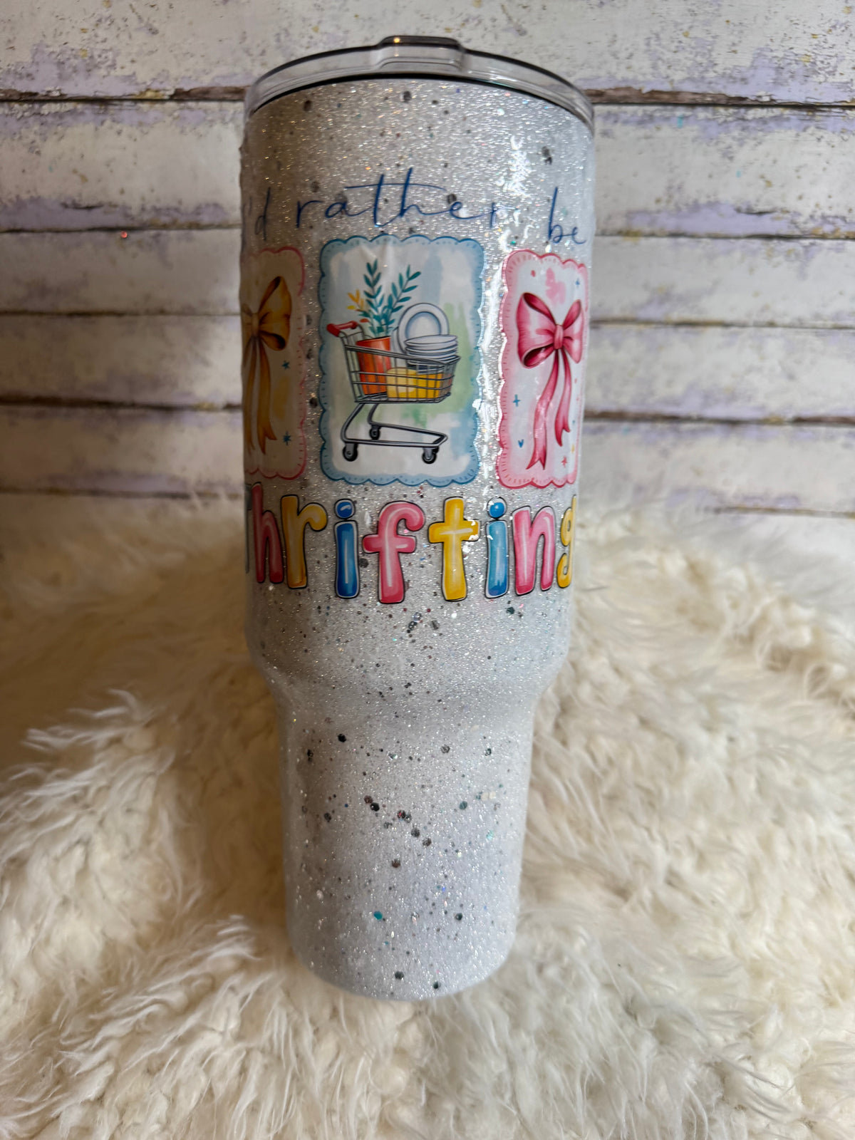 I’d Rather Be Thrifting – 40 oz Stainless Steel Tumbler