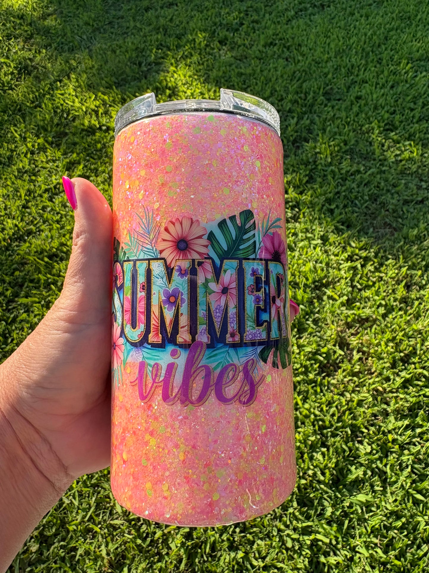 ☀️ Summer Vibes 4-in-1 Can Coozie ☀️