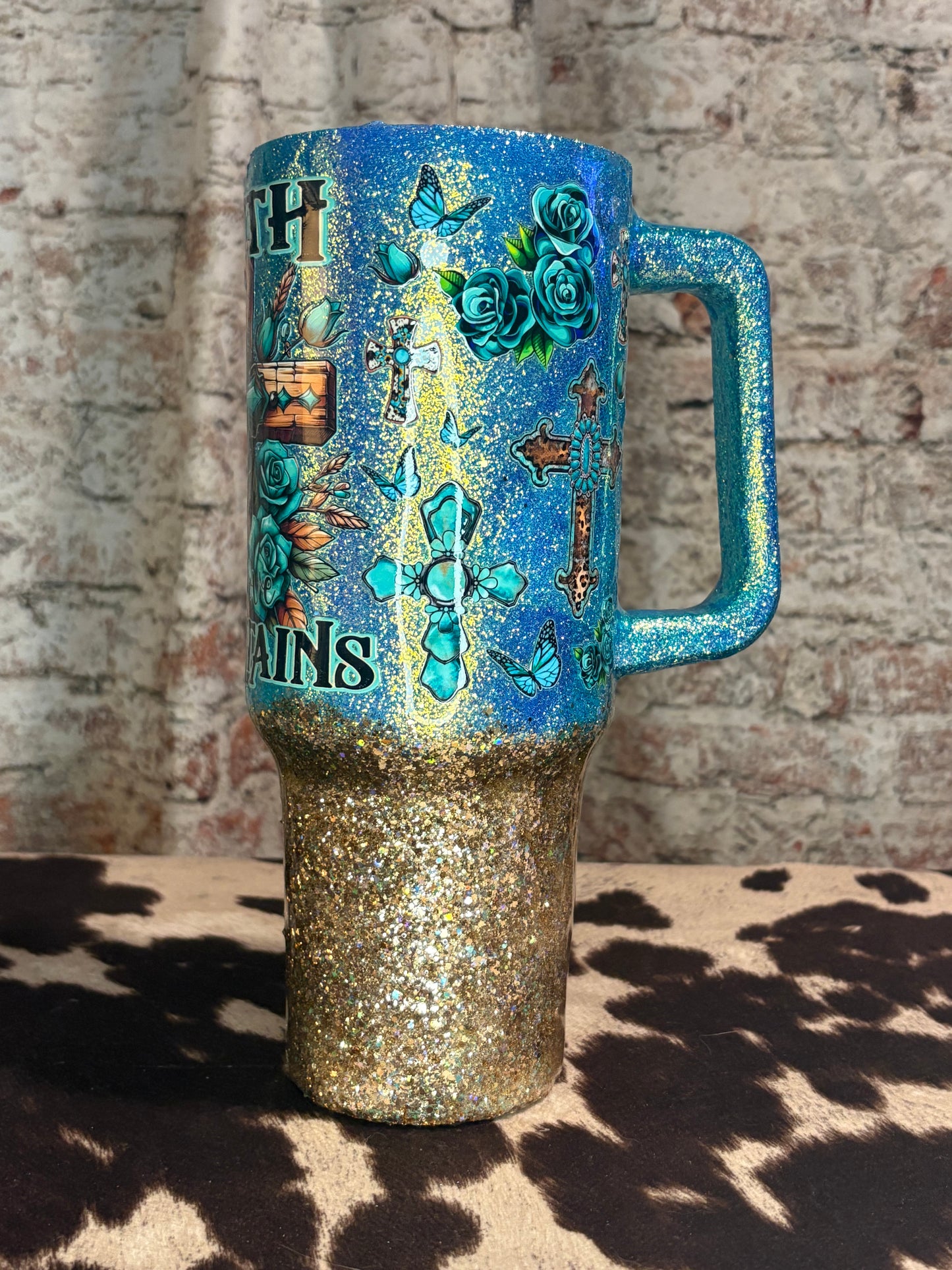 💙✨ Faith can move mountains — and this tumbler proves it! 🙌