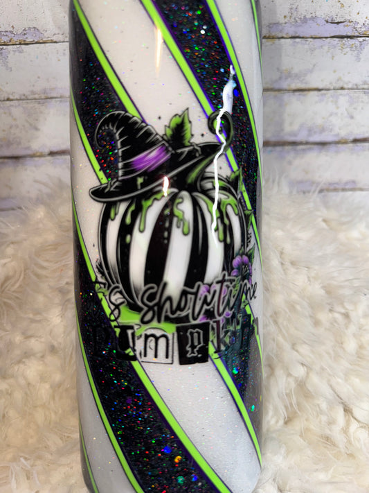SHORT ’N’ SPOOKY – 30 OZ THICK GLOW-IN-THE-DARK TUMBLER