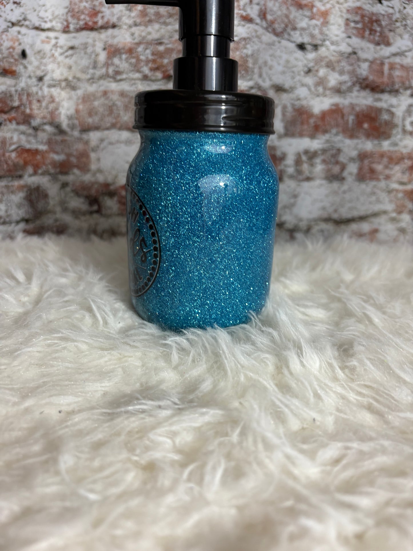 🧼 Wash Your Hands Ya Filthy Animal – 16oz Glass Soap Dispenser 💙