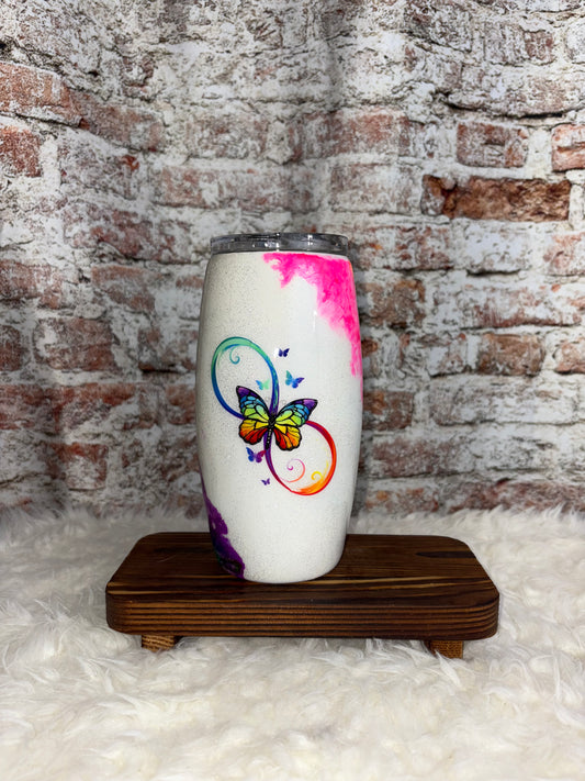 🦋✨ Sip in Style with Our Colorburst Tumblers! ✨🌈