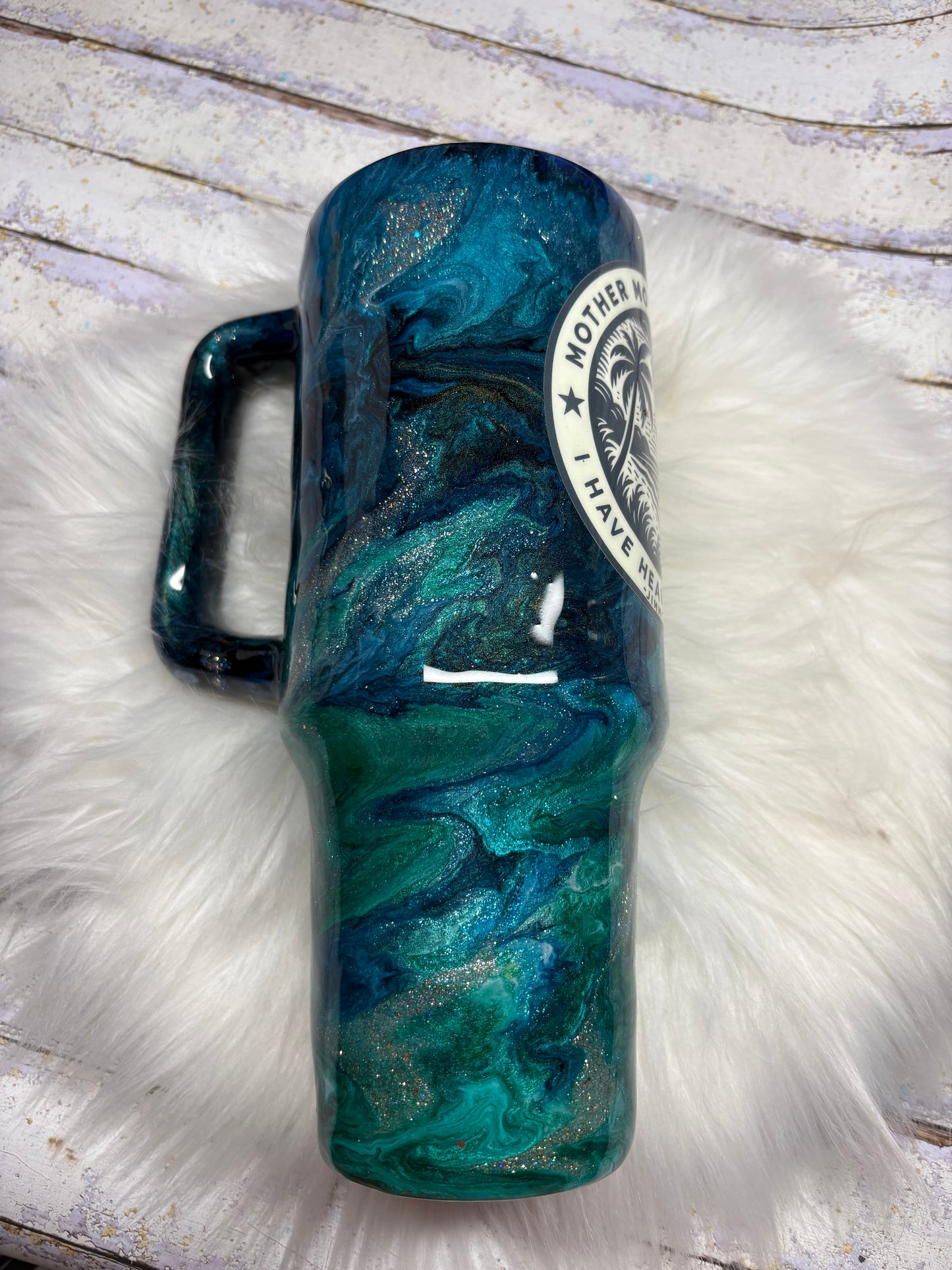 🌊 Mother Ocean 40 oz Handled Tumbler 🌊