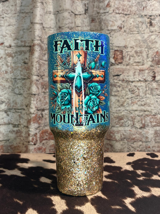 💙✨ Faith can move mountains — and this tumbler proves it! 🙌