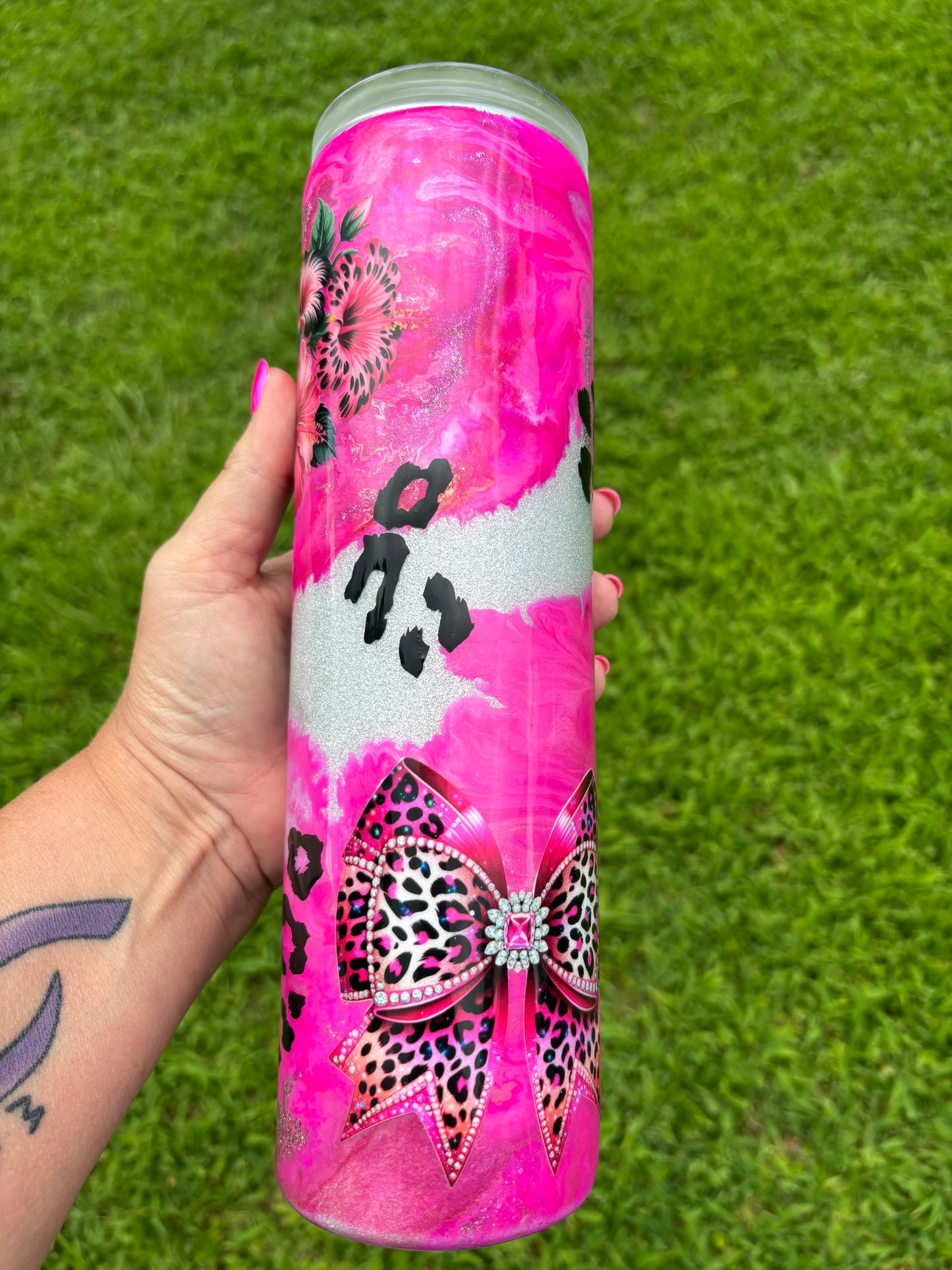 💖 Be Fearless 35 oz Skinny Straight Tumbler 💖