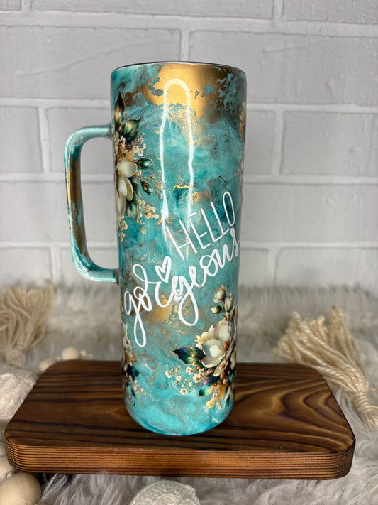🌿✨ Hello Gorgeous – 20 oz Hoggdle Tumbler ✨🌿