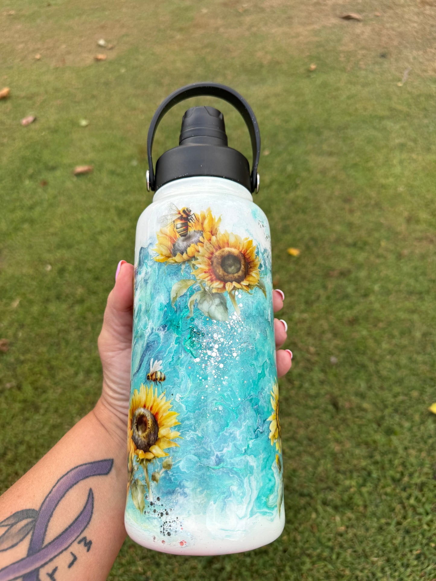 Created for Amazing Things Sunflower Hydro Bottle
