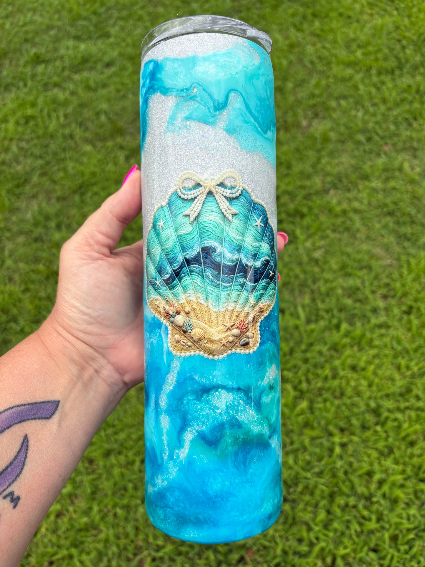 🌊 Coastal Dreams 35 oz Skinny Straight Tumbler 🌊