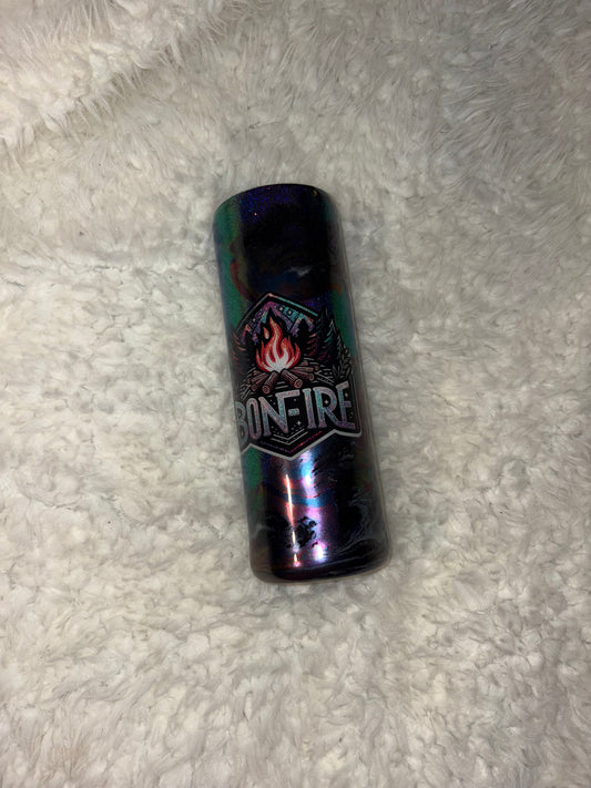 🔥 20oz “Bonfire Nights” Burnished Oil Slick Tumbler 🔥