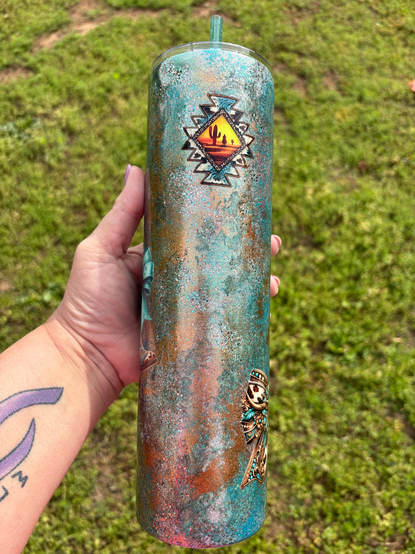 Western Mica Patina Tumbler 🤎✨