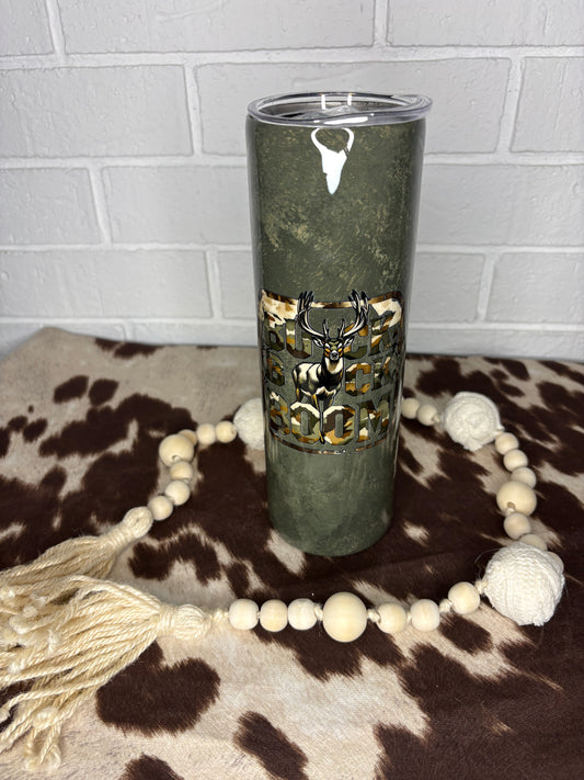 🦌 30 oz Rugged Men’s Tumbler – Built for the Outdoors 🦌