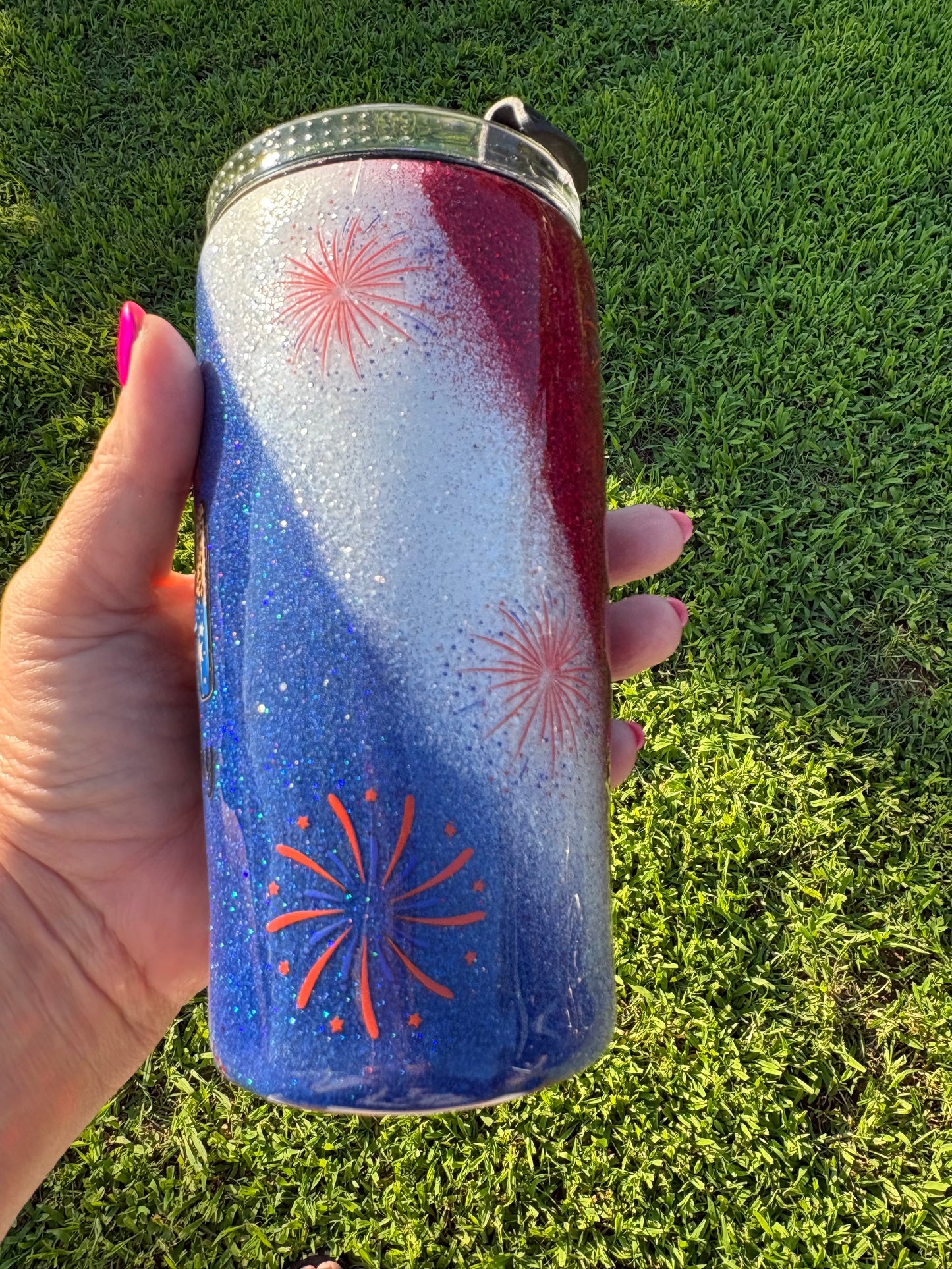 🇺🇸 Stars, Stripes & Sass 4-in-1 Can Cooler 🇺🇸