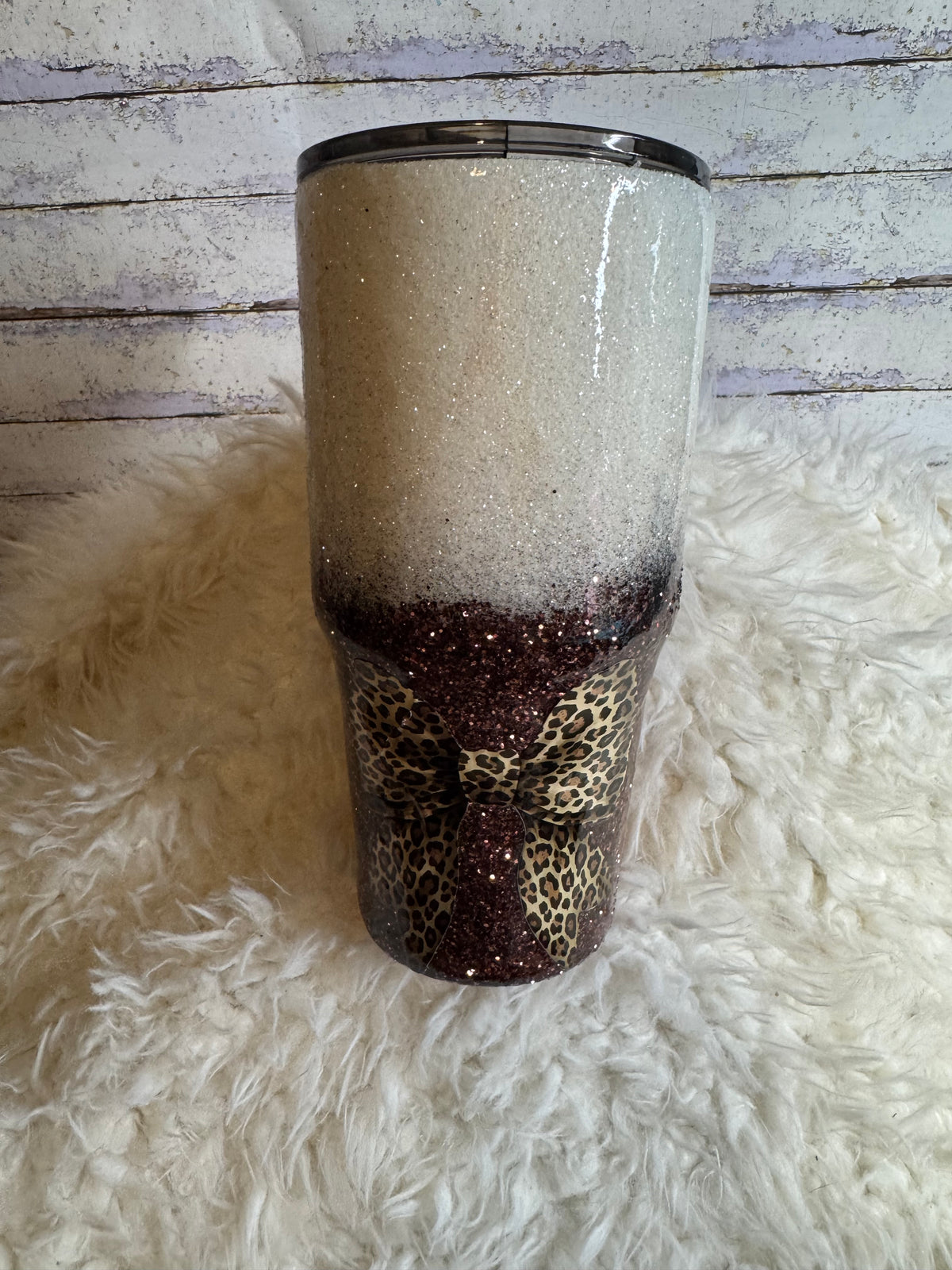If the Shoe Fits – 30 oz Western Fall Glitter Tumbler
