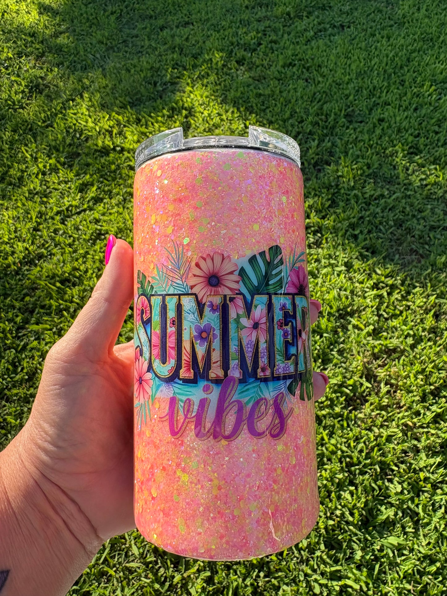 ☀️ Summer Vibes 4-in-1 Can Coozie ☀️