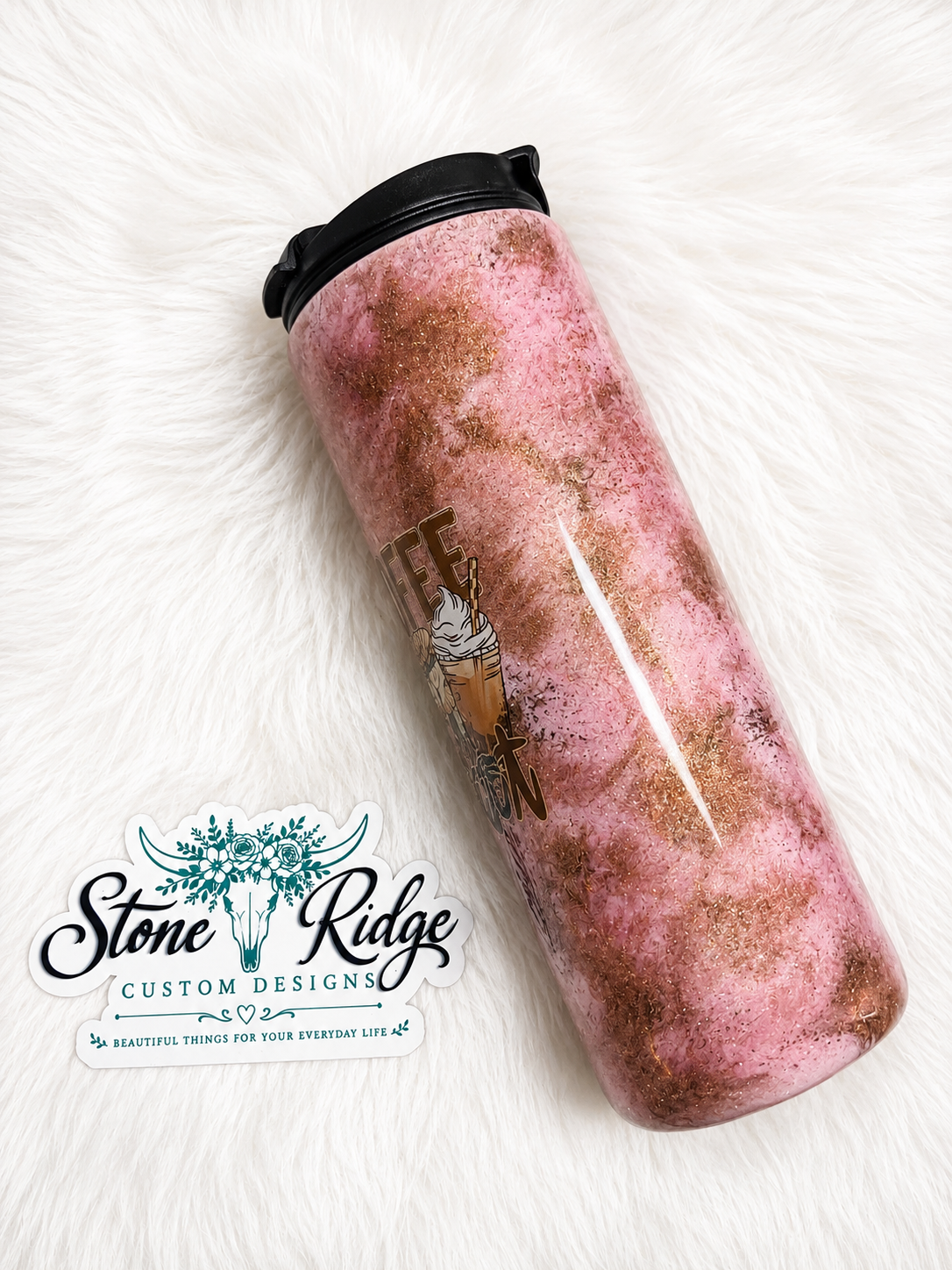 COFFEE ADDICT – 18 OZ COFFEE TRAVEL MUG