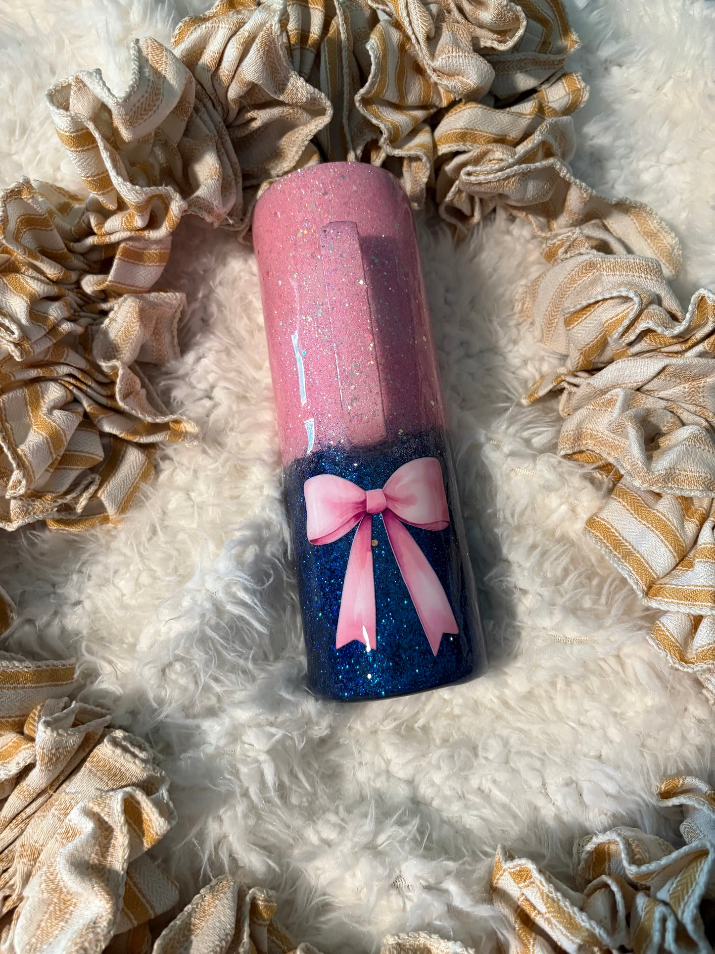 30 oz Handled Tumbler – Coquette Goose Edition ✨