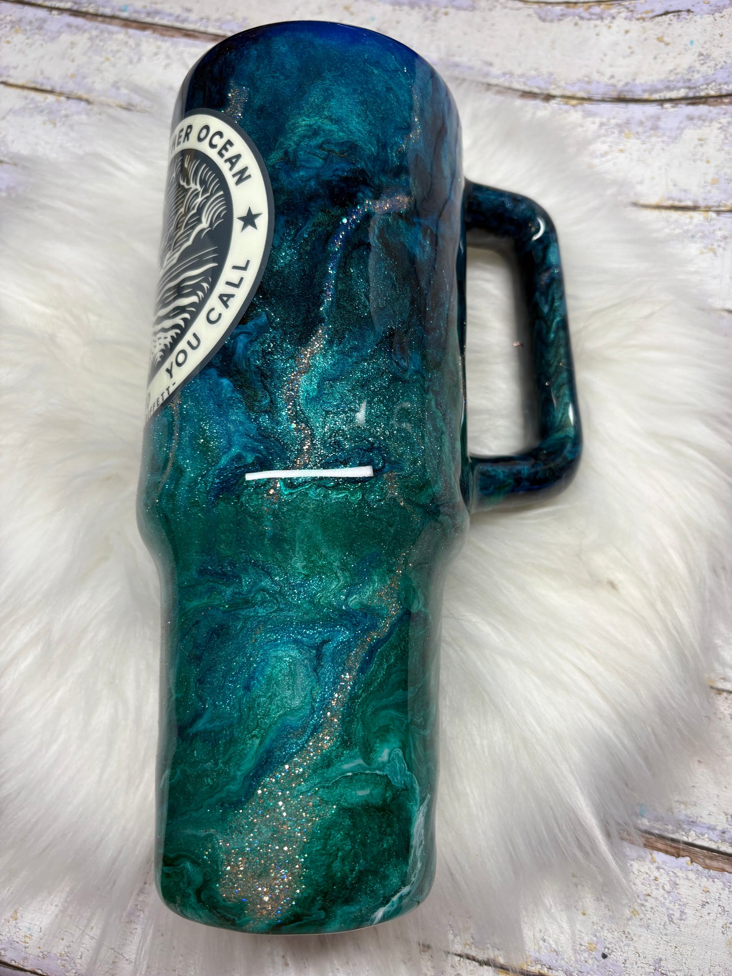 🌊 Mother Ocean 40 oz Handled Tumbler 🌊