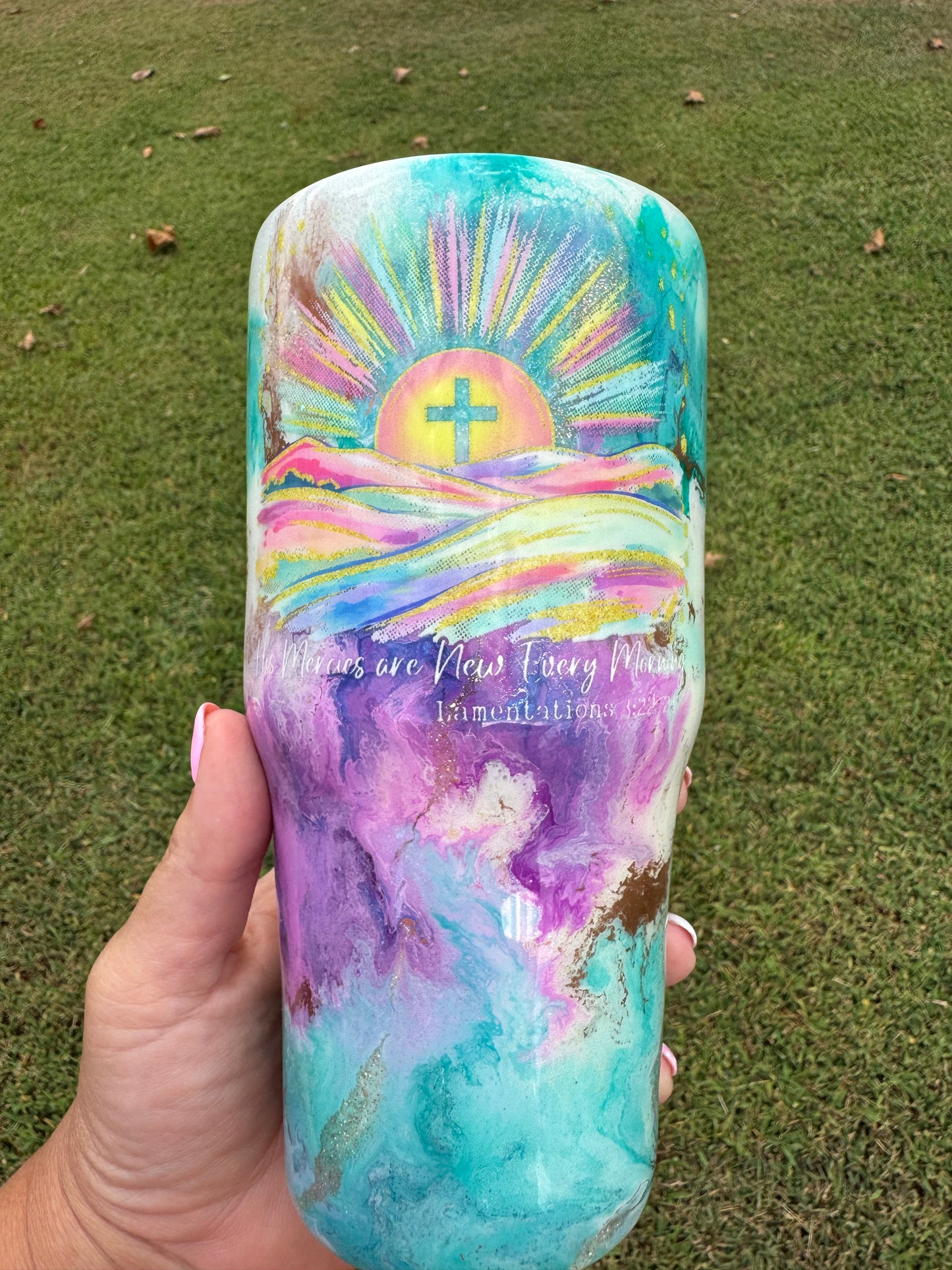 NEW EVERY MORNING – 30 OZ CURVED TUMBLER