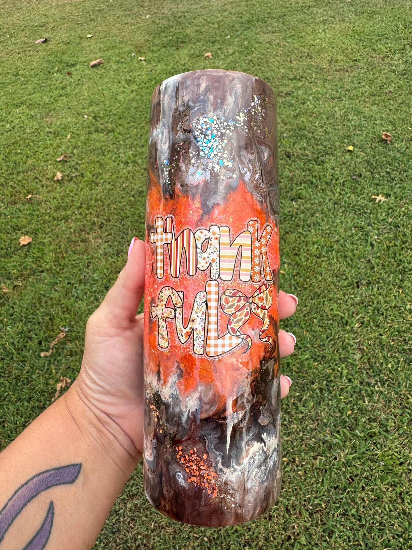 THANKFUL SEASON – 30 OZ STRAIGHT TUMBLER