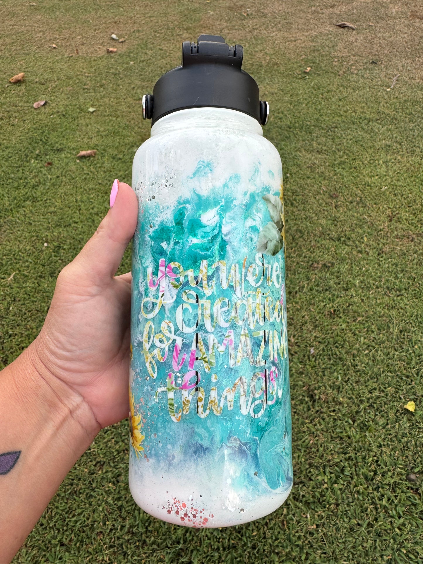 Created for Amazing Things Sunflower Hydro Bottle