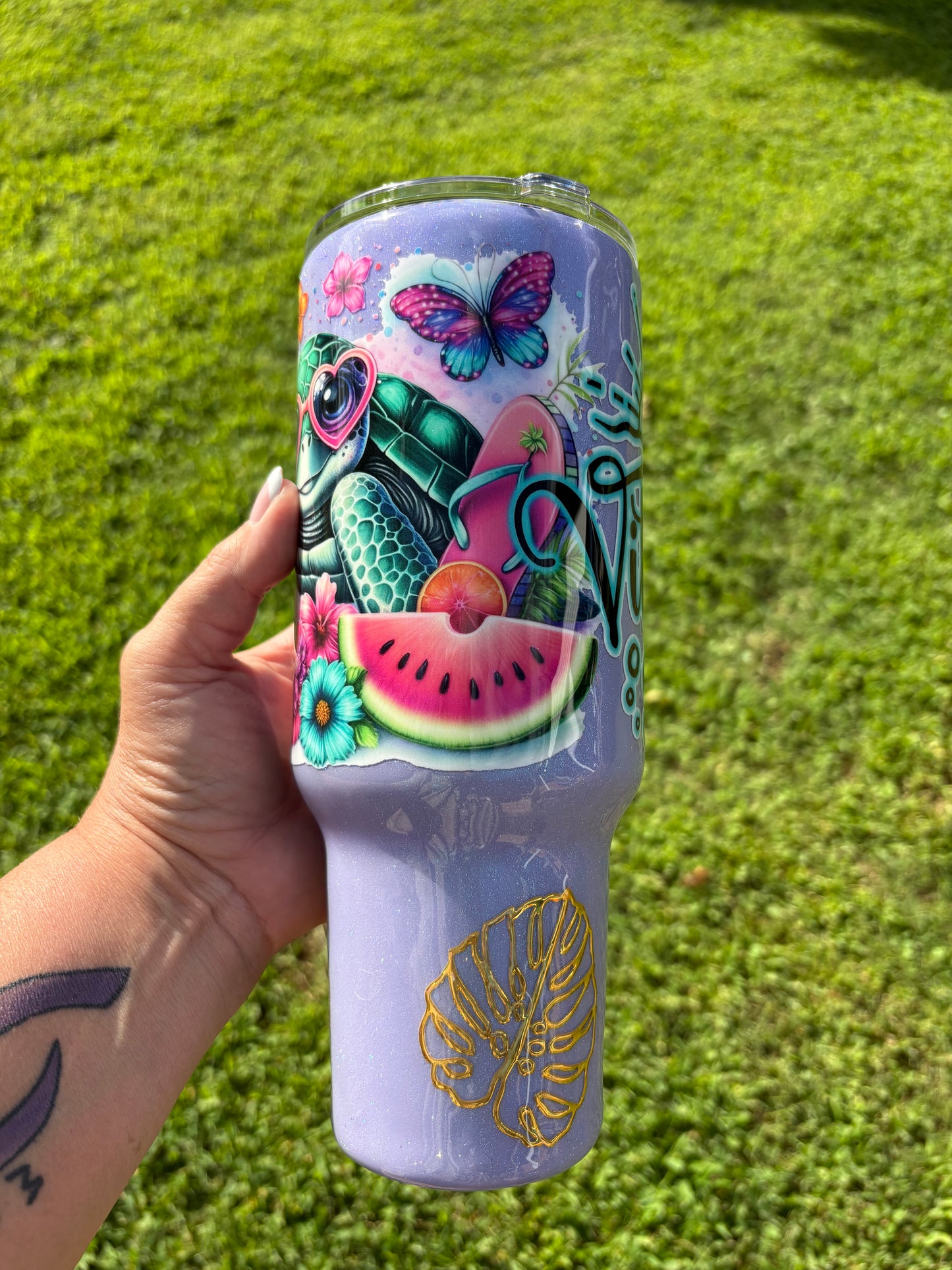 I Need Vitamin Sea – 40 oz Curved Tumbler
