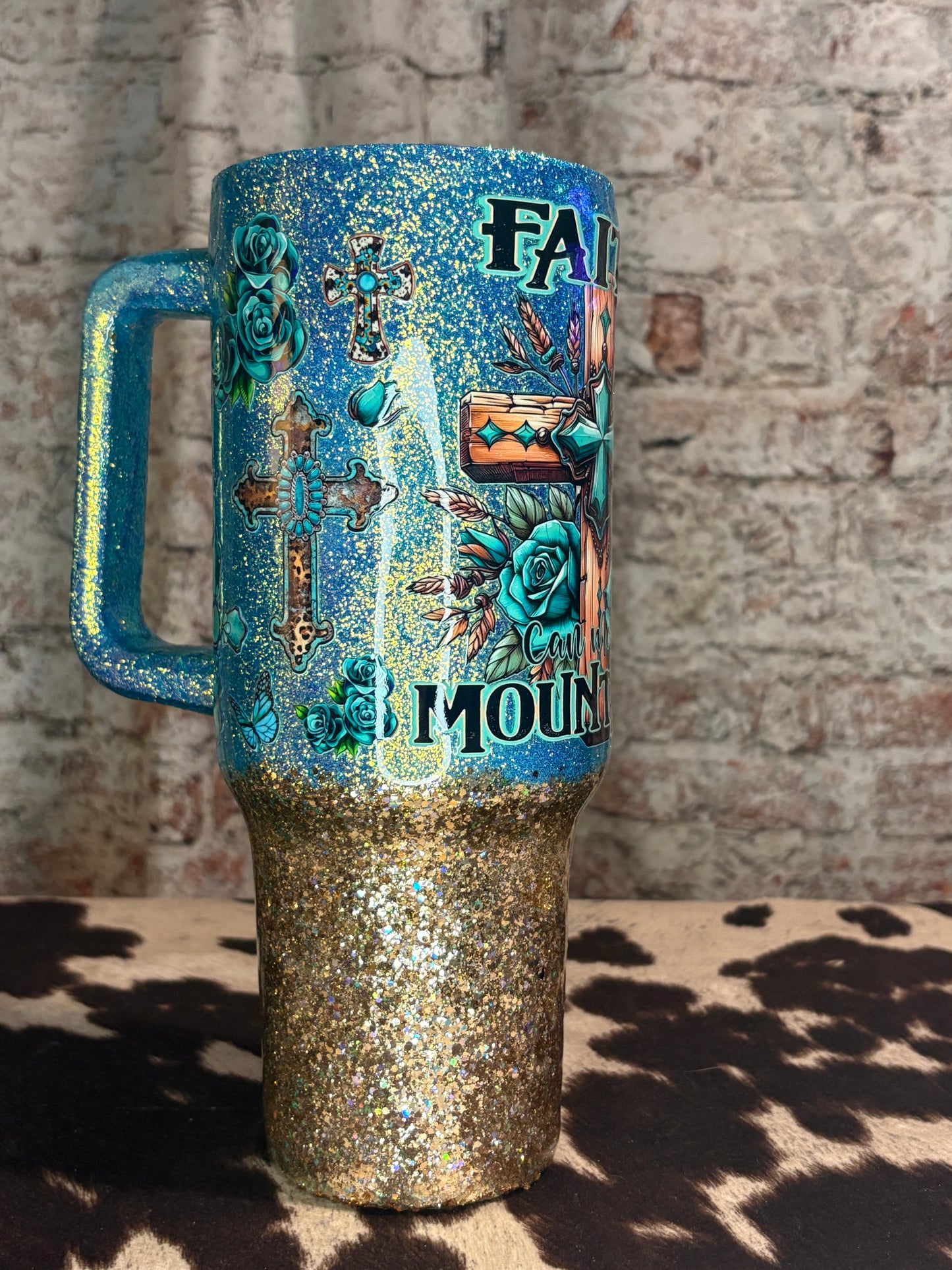 💙✨ Faith can move mountains — and this tumbler proves it! 🙌