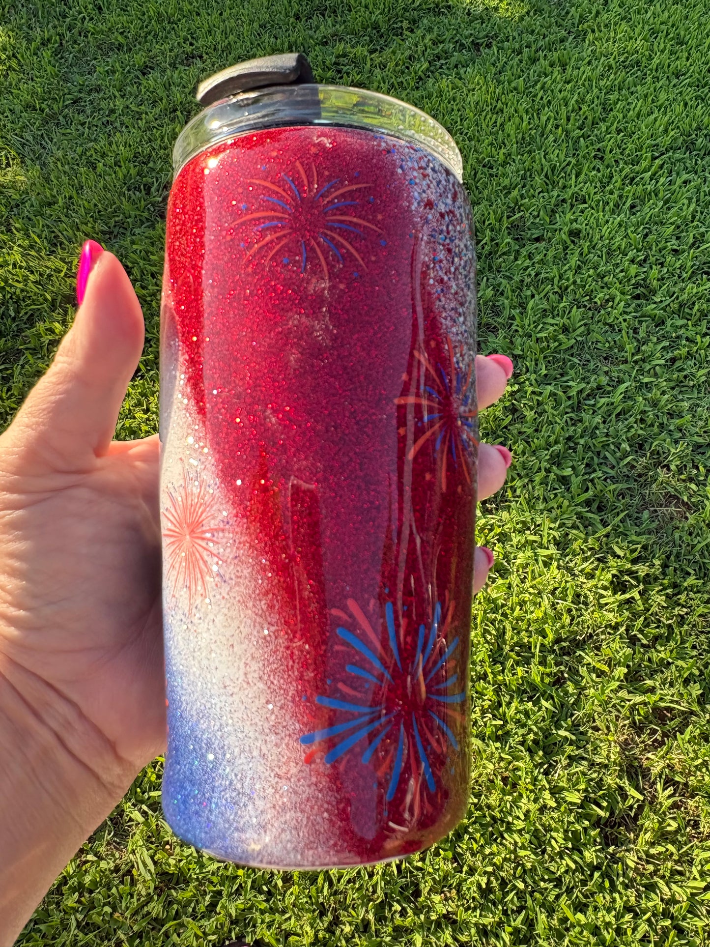 🇺🇸 Stars, Stripes & Sass 4-in-1 Can Cooler 🇺🇸