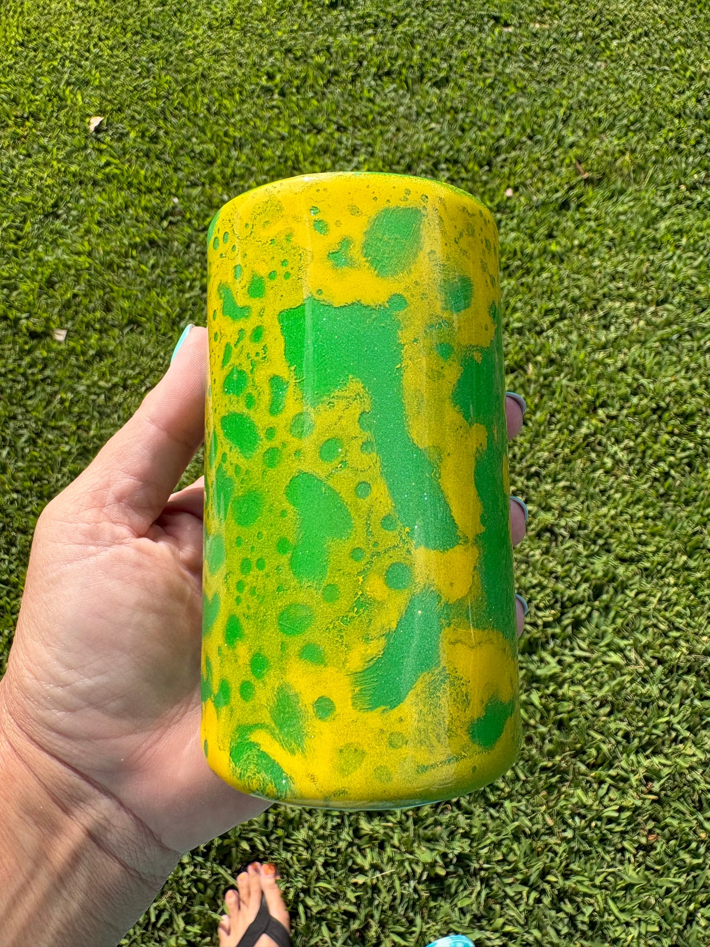 LIFE IS SHORT — MAKE IT SWEET – 14 OZ TUMBLER