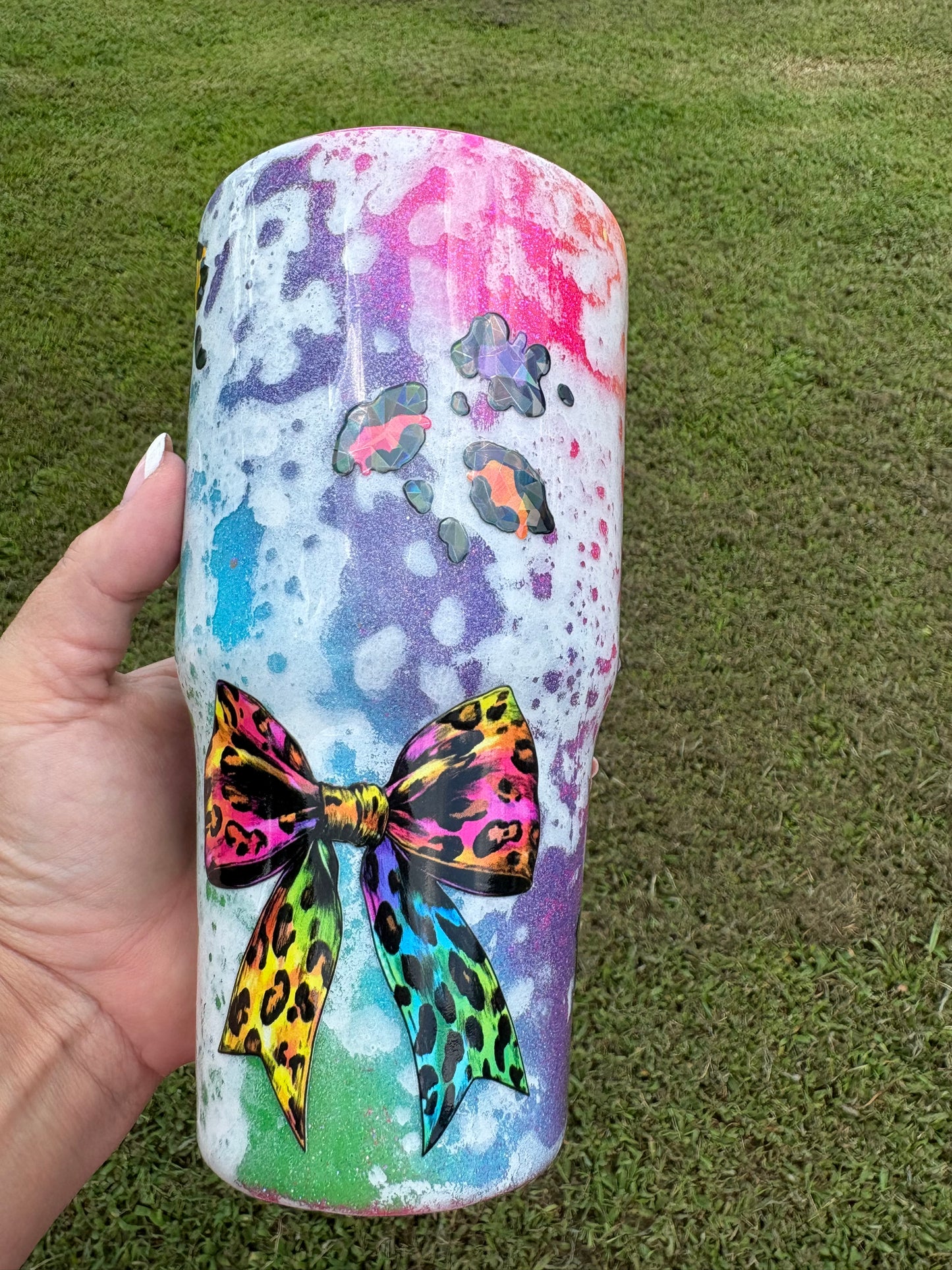 Love One Another | 30 oz Handmade Glitter Tumbler