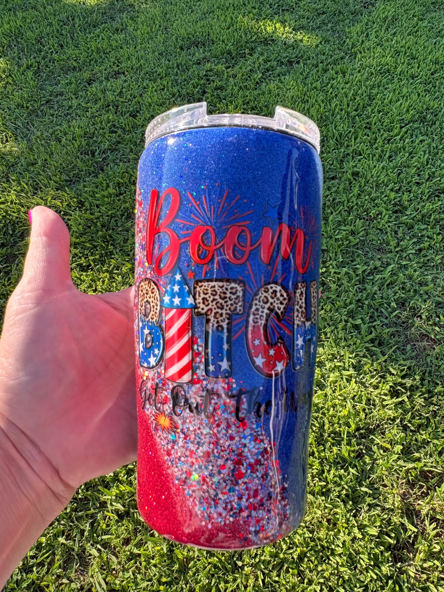 🇺🇸 Stars, Stripes & Sass 4-in-1 Can Cooler 🇺🇸