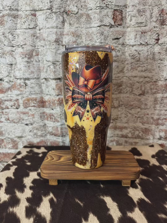 🤠✨ 40 oz Western Glam Tumbler ✨🤠