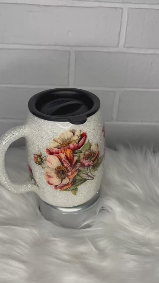 ✨ “I CAN’T PEOPLE TODAY” GLITTER COFFEE MUG ✨