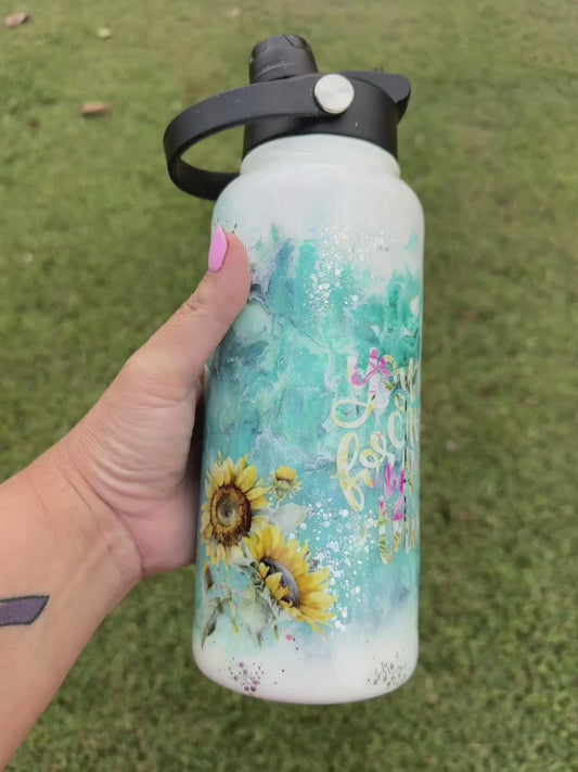 Created for Amazing Things Sunflower Hydro Bottle