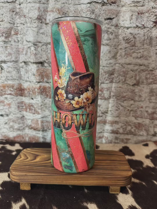 🤠 30oz Twisted Tonia Dupe – “Howdy” Western Vibes! 🌵